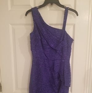 Antonio Melani Midnight Purple Cocktail Dress